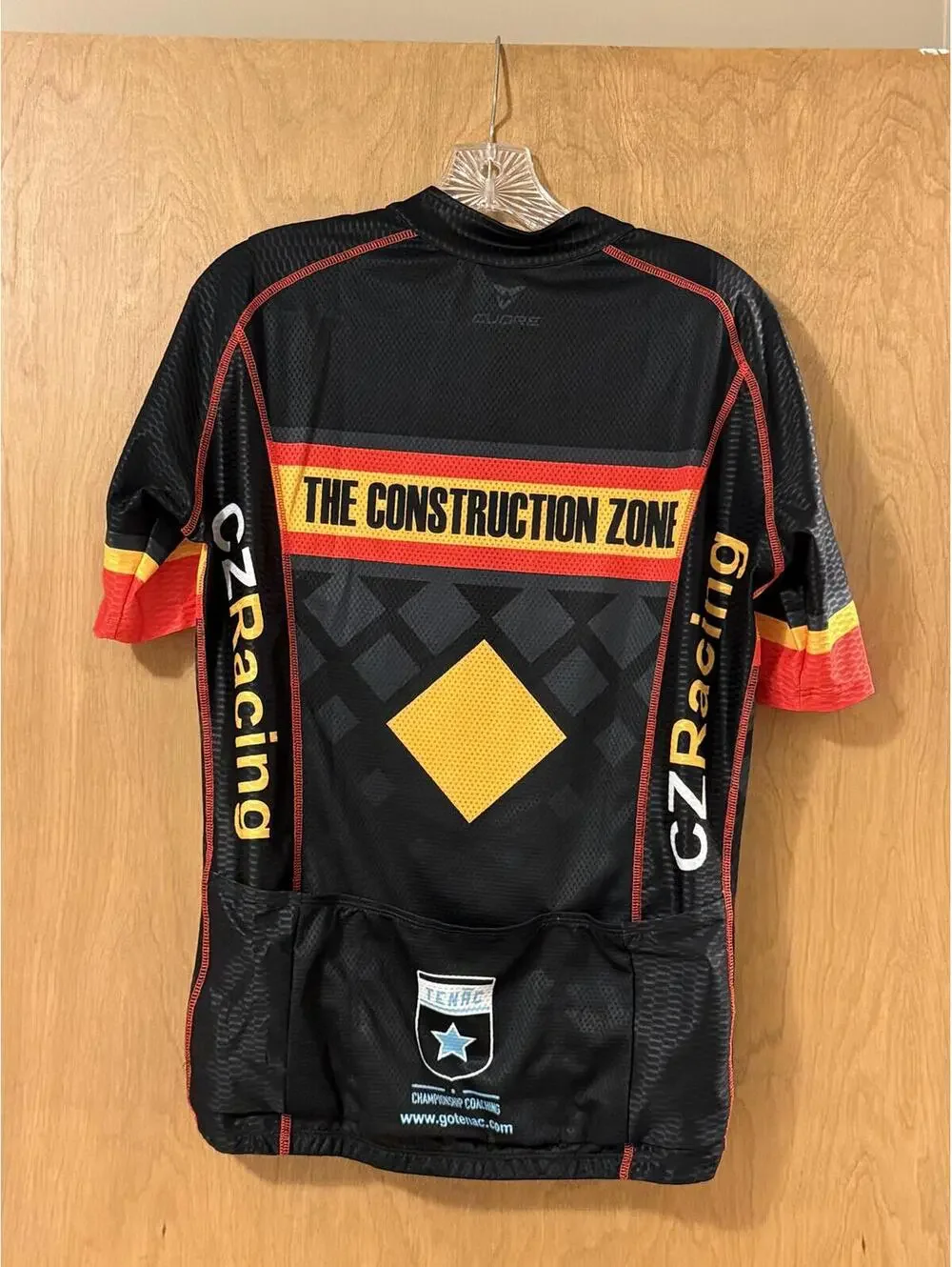 NWT Cuore Silver Race Cycling Jersey | CZ Racing / Construction Zone | Size XL - Picture 2 of 7